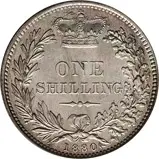 1880 Slabbed Shilling Victoria Young Head CGS 82 21961