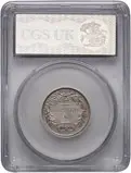 1880 Slabbed Shilling Victoria Young Head CGS 82 21962
