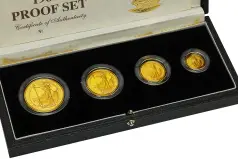 1989 Gold Proof Britannia 4-Coin Set reverse 2