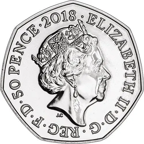 2018 UK Coin 50p BU The Snowman 22537