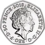 2018 UK Coin 50p BU The Snowman 22537