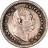 1834 William IV Three halfpence 23401