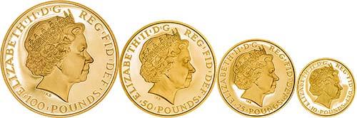 2011 Britannia Gold Proof 4 Coin Set | Chards