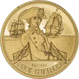 2008 Gold Proof Guinea Coin Tristan Da Cunha - Lord Nelson