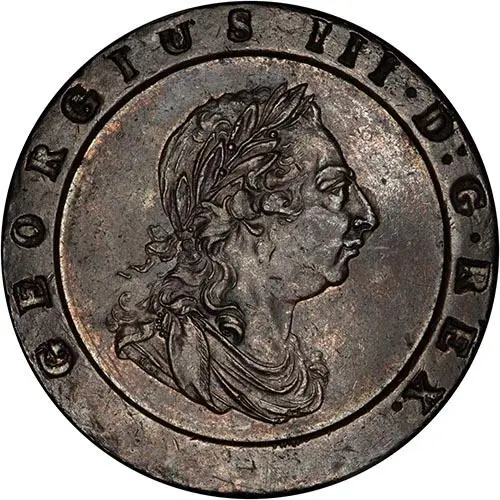 1797 George III Cartwheel Twopence 23628