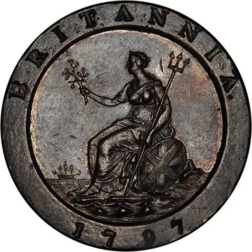 1797 George III Cartwheel Twopence 23629