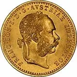 1915 Gold Austrian 1 Ducat Coin