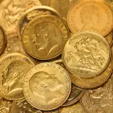 Gold Half Sovereigns Best Value - Secondary Market Half sov Chards image crop close up shot