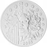 2003 Europa Silver Proof 1 Kg Coin France - In Capsule