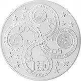 2003 Silver Proof 1 Kilogram Europa €50  Coin Without Box with Cert France reverse