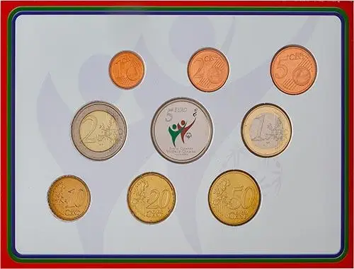 2003 Republic of Ireland Special Olympics Euro Coin Set 21469