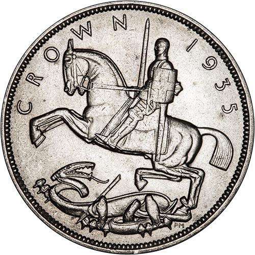 1935 George V Silver Jubilee Silver Crown Coin l Chards