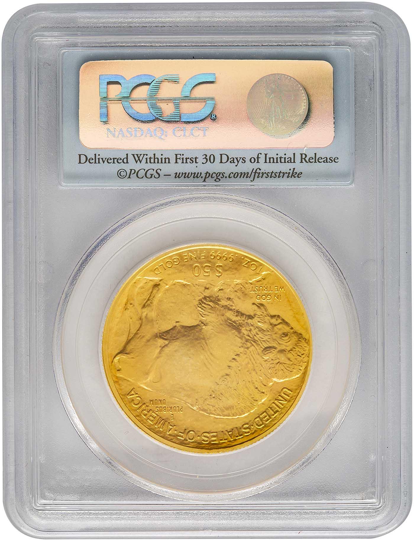 2010 Gold 1 Ounce Buffalo Coin PCGS MS-70 USA | Chards