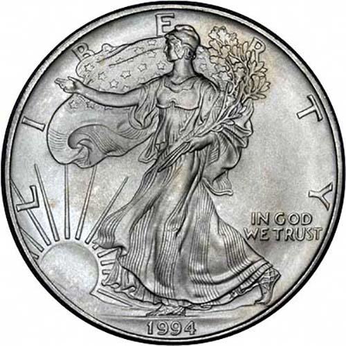 1994 Silver Eagle 1 oz Bullion Coin | Chard