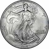 1995 1 oz Silver Coin Eagle Bullion