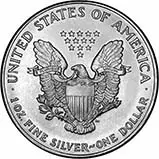 1997 1 oz Silver Coin Eagle Bullion 24609