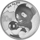 2019 30g Silver Panda Bullion Coin 
