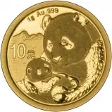 2019 1g Gold Panda Coin Bullion