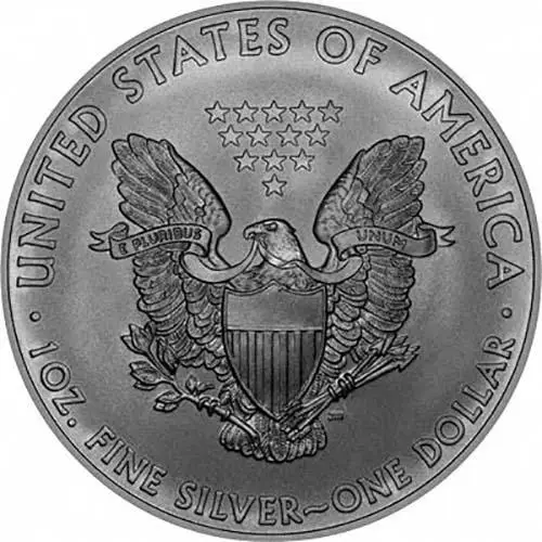 2004 1 oz Silver Coin Eagle Bullion 23543