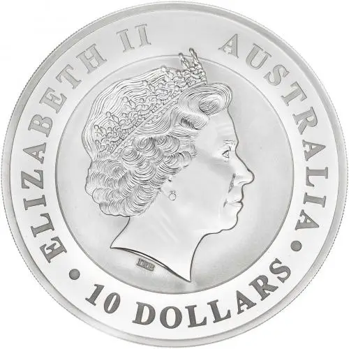 2013 Silver 10 Ounce Kookaburra  Coin Single Australia Perth Mint obverse
