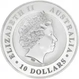 2013 Silver 10 Ounce Kookaburra  Coin Single Australia Perth Mint obverse