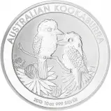 2013 Australian Kookaburra 10 oz Silver Bullion Coin - Pre-Owned