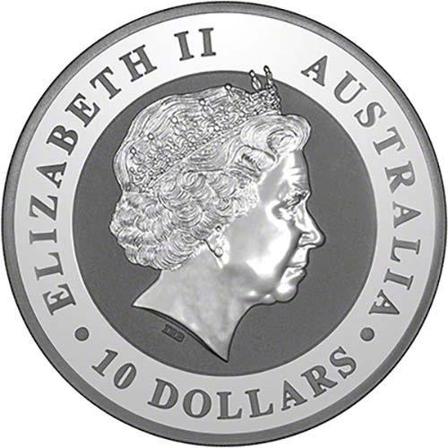 2014 Silver Kookaburra Bullion Ten (10) Ounce Coin | Chard
