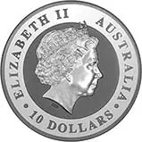 2014 10 oz Silver Coin Kookaburra Perth Mint Bullion 23723