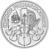2008 1 oz Silver Coin Philharmonic Bullion reverse chards image crop