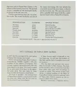 1975 Mixed Proof The First Coinage  Coin Sets Papua New Guinea The Franklin Mint 8 Coins certificate