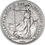 2016 1 oz Silver Britannia Bullion Coin - Pre-Owned