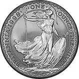 1998 1 oz Silver Britannia Bullion Coin