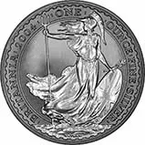 2004 1 oz Silver Britannia Bullion Coin 