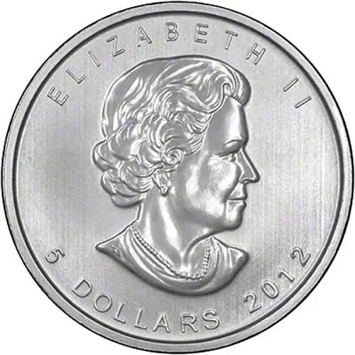 2012 1 oz Silver Coin Maple Bullion 22153