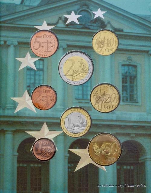 2003 Sweden Euro Pattern Coin Set | Chards