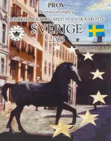 2003 Silver Proof Pattern Euro  Coin Sets Sweden 9 Coins front cover