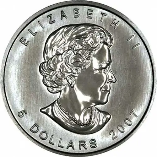 2007 1 oz Silver Coin Maple Bullion 20926