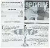2003 Silver Proof Spitfire $25  Coin Single Solomon Islands The Royal Mint certificate