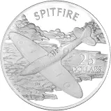 2003 Supermarine Spitfire Mk. IIA 1 oz Silver Proof Coin - Pre-Owned
