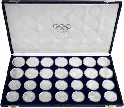 Canadian Silver Coins of the 1976 Montreal Olympics l Chard