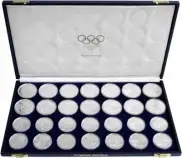 1973 - 1976 Montreal Olympics - Complete Silver Uncirculated Collection - Mixed Denominations