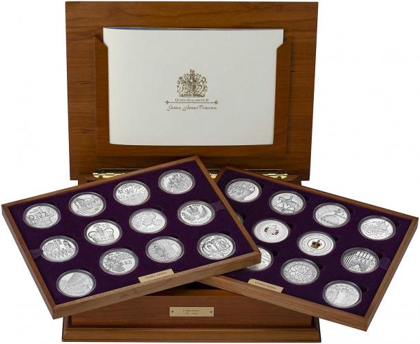 Queen Elizabeth II Golden Jubilee Silver Proof Set | Chards