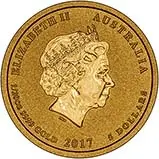 2017 0.05 oz Gold Coin Lunar Year of the Rooster Perth Mint Bullion 24803