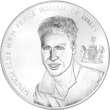 2003 Prince William's 21st Birthday 1 kg Silver Proof Coin - Alderney