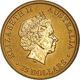 2017 0.25 oz Gold Coin Kangaroo Nugget Bullion 21112