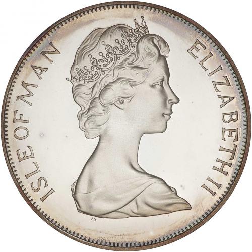 1977 Queen's Silver Jubilee Silver Proof Manx Crown | Chards
