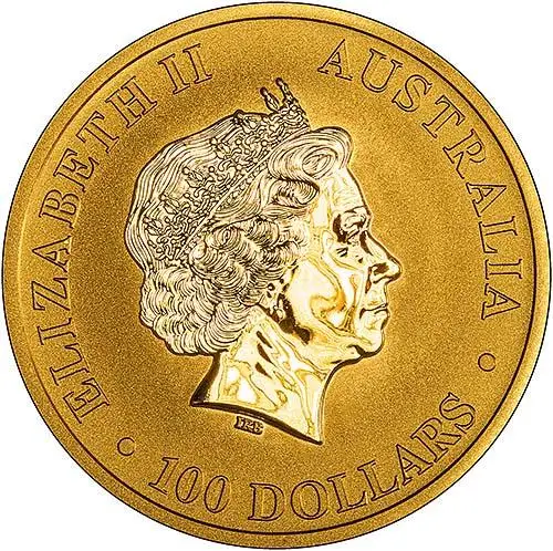 2017 1 oz Gold Coin Kangaroo Nugget Bullion 24998
