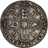 1668 Charles II Silver Crown