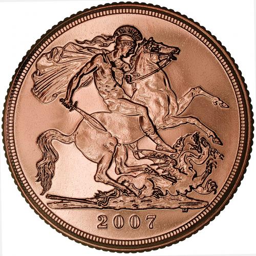 2007 Gold Sovereign Elizabeth II UNC | Chard