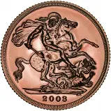 2003 Gold Sovereign Bullion Coin